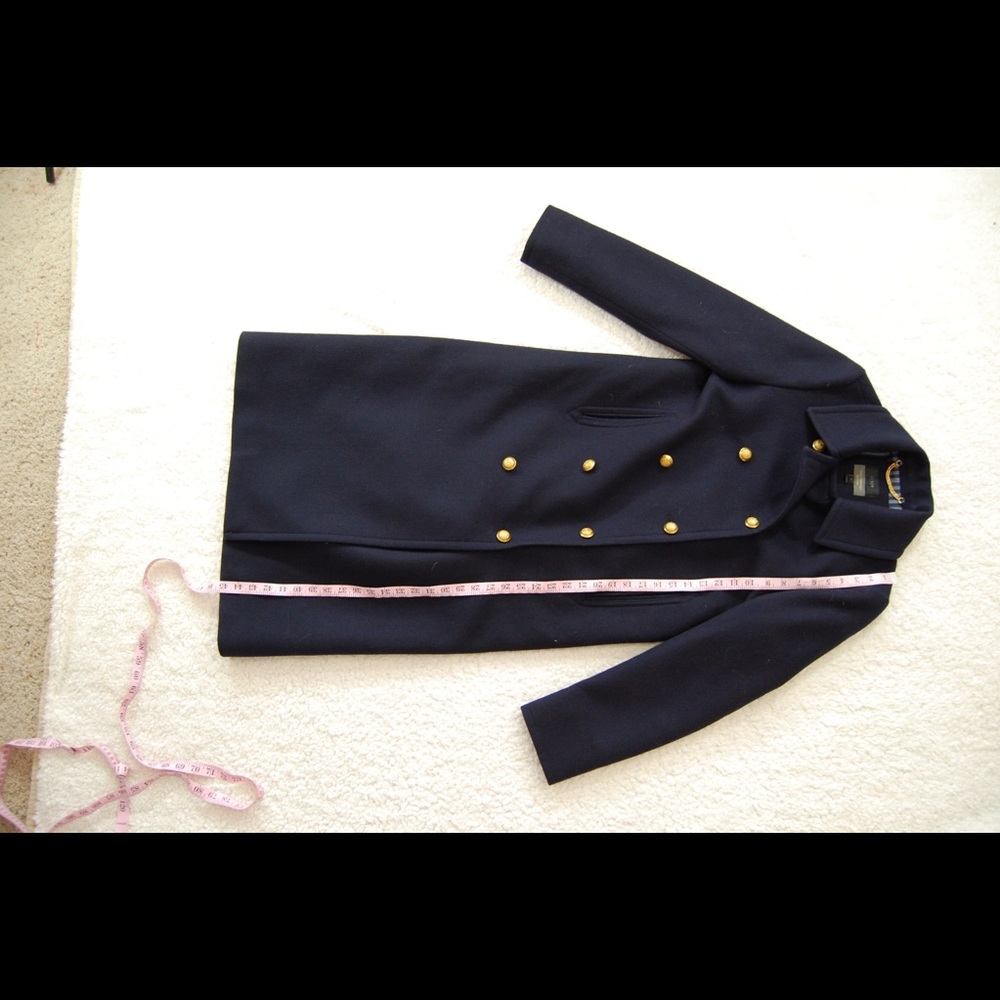 J crew wool cashmere double breasted topcoat 10 - Picture 4 of 8